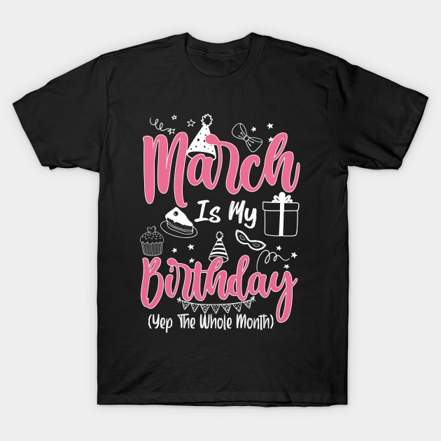 Niche Is My Birthday Month Yep The Whole Month Girl Gift T-Shirt by ttao4164